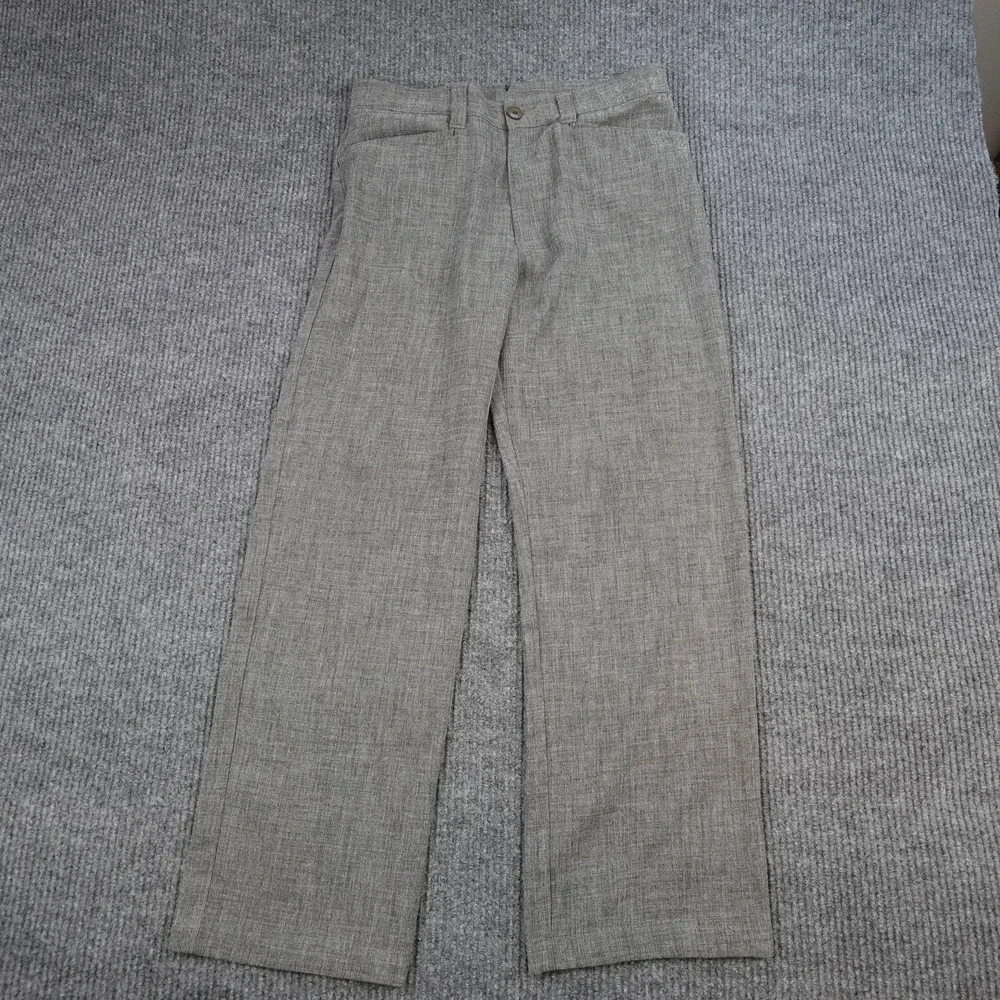 Patagonia Microfiber Dress Pants Mens 32x30 Gray Straight Leg Travel Office